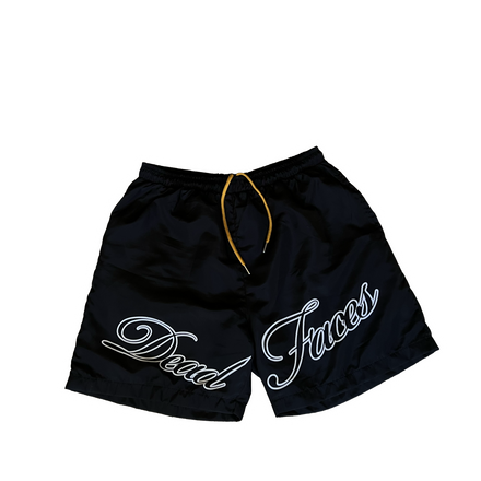 DEADFACES MESH SHORTS [BLACK]