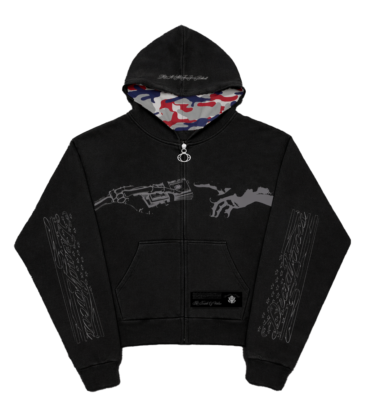 "TOUCH OF VALUE" ZIP-UP JACKET [BLACK]